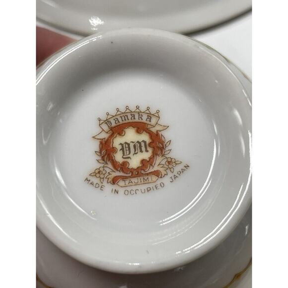Damars DM Tajimi 5-Pc Place Setting OCCUPIED Japen 1940's Dinnerware - Picture 9 of 13